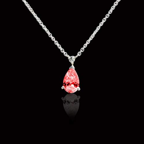 Solitaire Ruby pendant.